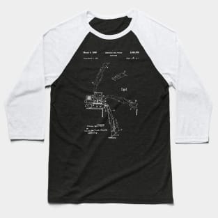 Excavator Patent / Excavator operator gift idea Baseball T-Shirt